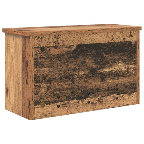 vidaXL Wall-Mounted Coat Rack Old wood 50 x 20 x 30 cm Engineered wood