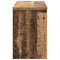 vidaXL Wall-Mounted Coat Rack Old wood 50 x 20 x 30 cm Engineered wood