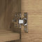 vidaXL Wall-Mounted Coat Rack with Shelf Wall-mounted with Storage with Door Artisan oak 50 x 20 x 30 cm