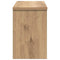 vidaXL Wall-Mounted Coat Rack with Shelf Wall-mounted with Storage with Door Artisan oak 50 x 20 x 30 cm