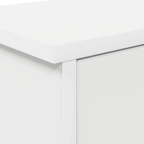 vidaXL Wall-Mounted Coat Rack White 80 x 20 x 30 cm Engineered wood