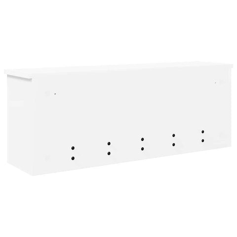 vidaXL Wall-Mounted Coat Rack White 80 x 20 x 30 cm Engineered wood