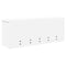 vidaXL Wall-Mounted Coat Rack White 80 x 20 x 30 cm Engineered wood