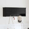 vidaXL Wall-Mounted Coat Rack with Shelf Wall-mounted with Storage with Door Black oak 80 x 20 x 30 cm