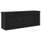 vidaXL Wall-Mounted Coat Rack with Shelf Wall-mounted with Storage with Door Black oak 80 x 20 x 30 cm