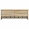 vidaXL Wall-Mounted Coat Rack with Shelf Wall-mounted with Storage with Door Sonoma oak 80 x 20 x 30 cm