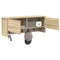 vidaXL Wall-Mounted Coat Rack with Shelf Wall-mounted with Storage with Door Sonoma oak 80 x 20 x 30 cm
