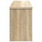vidaXL Wall-Mounted Coat Rack with Shelf Wall-mounted with Storage with Door Sonoma oak 80 x 20 x 30 cm