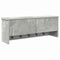 vidaXL Wall-Mounted Coat Rack with Shelf Concrete grey 80 x 20 x 30 cm