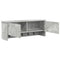vidaXL Wall-Mounted Coat Rack with Shelf Concrete grey 80 x 20 x 30 cm