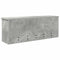vidaXL Wall-Mounted Coat Rack with Shelf Concrete grey 80 x 20 x 30 cm