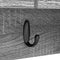 vidaXL Wall-Mounted Coat Rack with Shelf Wall-mounted with Storage with Door Grey sonoma 80 x 20 x 30 cm