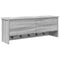 vidaXL Wall-Mounted Coat Rack with Shelf Wall-mounted with Storage with Door Grey sonoma 80 x 20 x 30 cm