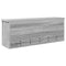 vidaXL Wall-Mounted Coat Rack with Shelf Wall-mounted with Storage with Door Grey sonoma 80 x 20 x 30 cm