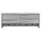 vidaXL Wall-Mounted Coat Rack with Shelf Wall-mounted with Storage with Door Grey sonoma 80 x 20 x 30 cm