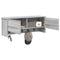 vidaXL Wall-Mounted Coat Rack with Shelf Wall-mounted with Storage with Door Grey sonoma 80 x 20 x 30 cm