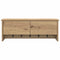 vidaXL Wall-Mounted Coat Rack with Shelf Wall-mounted with Storage with Door Artisan oak 80 x 20 x 30 cm