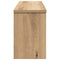 vidaXL Wall-Mounted Coat Rack with Shelf Wall-mounted with Storage with Door Artisan oak 80 x 20 x 30 cm