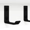 vidaXL Wall-Mounted Coat Rack with Shelf Wall-mounted White 40 x 10.5 x 10.5 cm