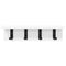 vidaXL Wall-Mounted Coat Rack with Shelf Wall-mounted White 40 x 10.5 x 10.5 cm