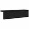 vidaXL Wall-Mounted Coat Rack with Shelf Black oak 40 x 10.5 x 10.5 cm
