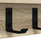 vidaXL Wall-Mounted Coat Rack Sonoma oak 40 x 10.5 x 10.5 cm