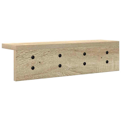 vidaXL Wall-Mounted Coat Rack Sonoma oak 40 x 10.5 x 10.5 cm