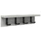 vidaXL Wall-Mounted Coat Rack Concrete grey 40 x 10.5 x 10.5 cm