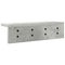 vidaXL Wall-Mounted Coat Rack Concrete grey 40 x 10.5 x 10.5 cm
