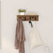 vidaXL Wall-Mounted Coat Rack with Shelf Old wood 40 x 10.5 x 10.5 cm