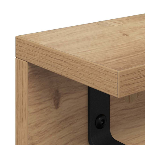 vidaXL Wall-Mounted Coat Rack Artisan oak 40 x 10.5 x 10.5 cm