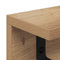vidaXL Wall-Mounted Coat Rack Artisan oak 40 x 10.5 x 10.5 cm