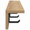 vidaXL Wall-Mounted Coat Rack Artisan oak 40 x 10.5 x 10.5 cm