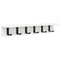 vidaXL Wall-Mounted Coat Rack with Shelf Wall-mounted White 60 x 10.5 x 10.5 cm