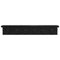 vidaXL Wall-Mounted Coat Rack with Shelf Black oak 60 x 10.5 x 10.5 cm
