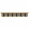 vidaXL Wall-Mounted Coat Rack Sonoma oak 60 x 10.5 x 10.5 cm