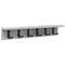 vidaXL Wall-Mounted Coat Rack Concrete grey 60 x 10.5 x 10.5 cm