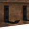vidaXL Wall-Mounted Coat Rack Smoked oak 60 x 10.5 x 10.5 cm
