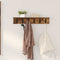 vidaXL Wall-Mounted Coat Rack Smoked oak 60 x 10.5 x 10.5 cm