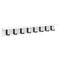 vidaXL Wall-Mounted Coat Rack with Shelf Wall-mounted White 80 x 10.5 x 10.5 cm