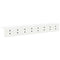 vidaXL Wall-Mounted Coat Rack with Shelf Wall-mounted White 80 x 10.5 x 10.5 cm