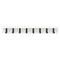 vidaXL Wall-Mounted Coat Rack with Shelf Wall-mounted White 80 x 10.5 x 10.5 cm