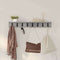 vidaXL Wall-Mounted Coat Rack Concrete grey 80 x 10.5 x 10.5 cm