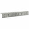 vidaXL Wall-Mounted Coat Rack Concrete grey 80 x 10.5 x 10.5 cm