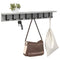 vidaXL Wall-Mounted Coat Rack Concrete grey 80 x 10.5 x 10.5 cm