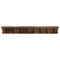 vidaXL Wall-Mounted Coat Rack Smoked oak 80 x 10.5 x 10.5 cm