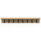 vidaXL Wall-Mounted Coat Rack Artisan oak 80 x 10.5 x 10.5 cm