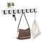 vidaXL Wall-Mounted Coat Rack with Shelf Wall-mounted White 100 x 10.5 x 10.5 cm