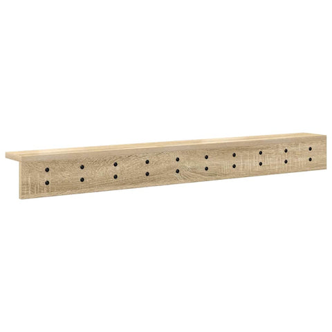 vidaXL Wall-Mounted Coat Rack Sonoma oak 100 x 10.5 x 10.5 cm