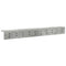 vidaXL Wall-Mounted Coat Rack Concrete grey 100 x 10.5 x 10.5 cm
